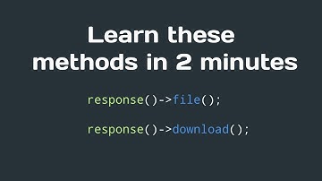 Laravel tip | download or show file in response.