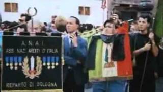 Video thumbnail of "AVANTI RAGAZZI DI BUDAPEST GIORGIO ALMIRANTE L'ULTIMO SALUTO"
