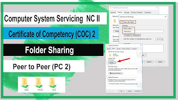 Setup Folder Sharing Peer to Peer PC2 - CSS COC 2