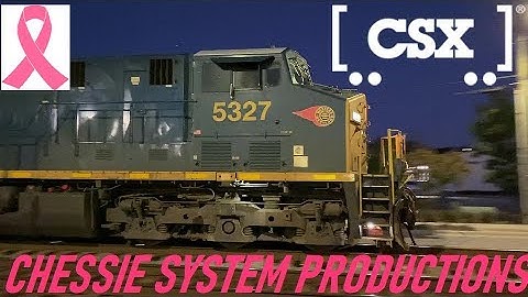 💖[CSXT]Western Maryland Sticker Unit 5327[ES40DC] & 5405 ES40DC Leads Q470-19 NB W/A Old Chessie BC