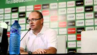 Rueda de prensa Mel, Betis -Mallorca