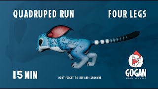 Famous How to ANIMATE a QUADRUPED RUN in 15 MINUTES! Wealth