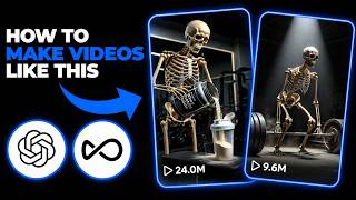 Create Educational Skeleton Shorts FAST (Full Tutorial)