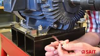 Soft foot and rough shaft alignment