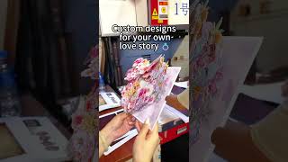 Custom Wedding Invitations Factory: Pop Up Cards for Brides &amp; Planners #popupcards #weddingideas