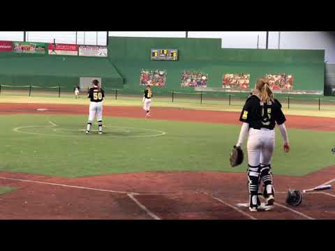 Corissa Sweet class of 2021 Firecrackers Brashear triples off fence in