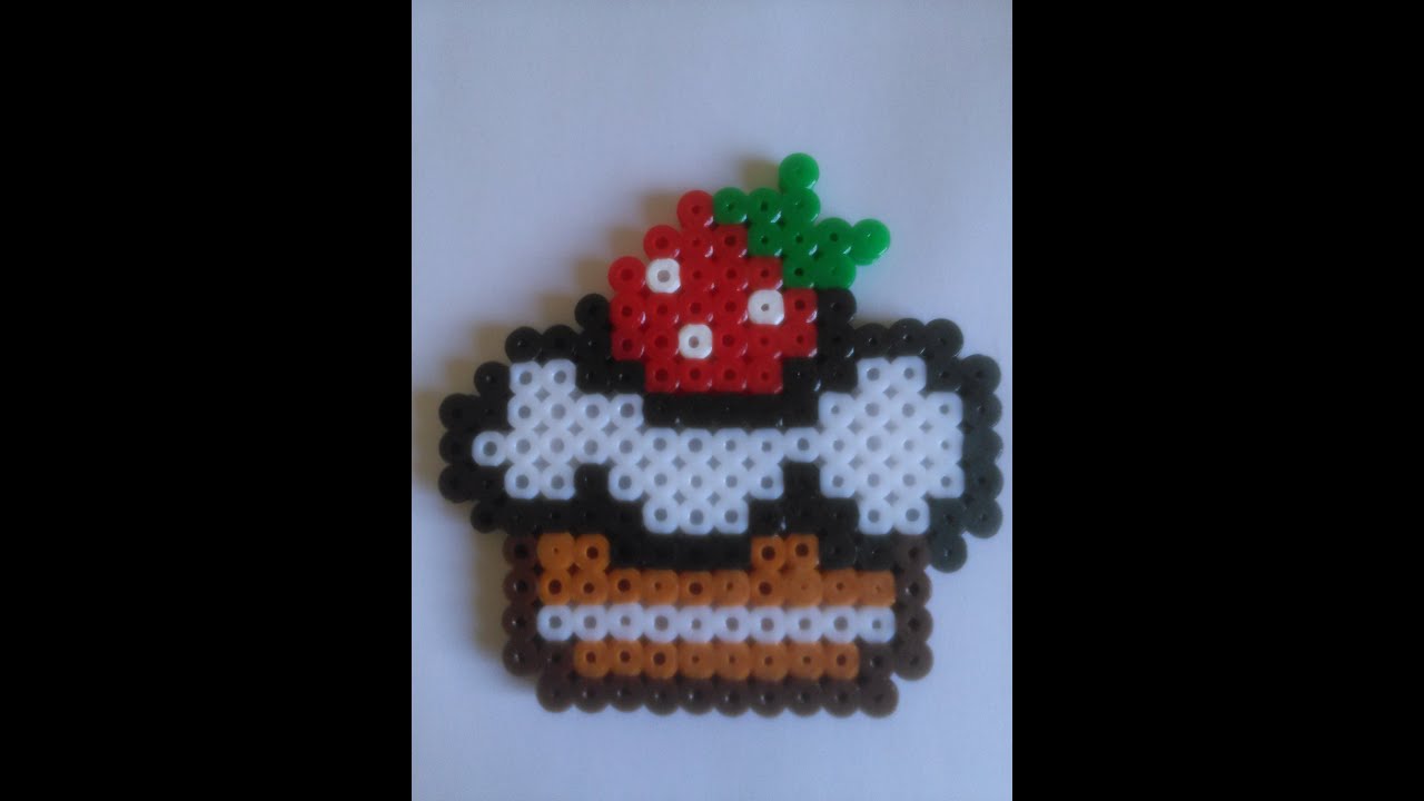 Tarta de Fresa con Hama Beads