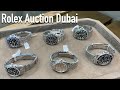 Shopping Rolex Watches - 6 Rolex watches in an Dubai auction - Submariner Kermit Daytona Datejust