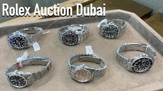 Shopping Rolex Watches - 6 Rolex watches in an Dubai auction - Submariner Kermit Daytona Datejust screenshot 5