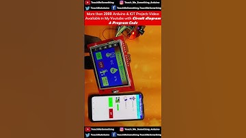 Firebase TFT LCD MIT APP invertor Touch Control Smart Irrigation Model | Teach Me Something