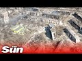 Shocking drone footage shows sheer devastation of war on Mariupol, Ukraine