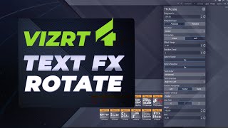 Vizrt 4 Text FX Rotate Plugin Tutorial