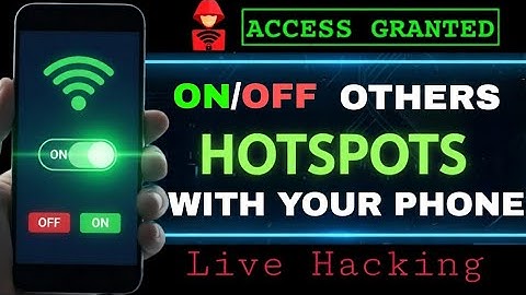 How to Control Others Mobile Hotspot || Apne phone se dusre ka hotspot on/off kaise kare #macrodroid