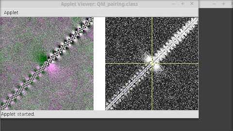 Spontaneous Quantum crystallization of 2 particle state
