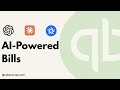 AI-Powered Bill Entry in QuickBooks Online