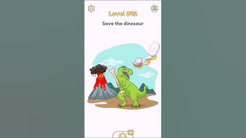 Dop 2 Level 242 Save the dinosaur #youtubeshorts #shortsfeed #dop2