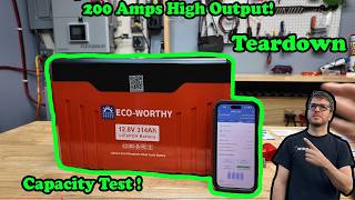 499$ ECO-WORTHY EnergyTrek 12V 314Ah LiFePO4  Testing, Teardown, Review. King Of Budget Batteries?