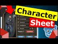 How to Create a Character Sheet in Godot 3.2 | Player Development Series