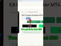 EA Crypto Hunter MT4 | Smart BTCUSD Trading Algorithm