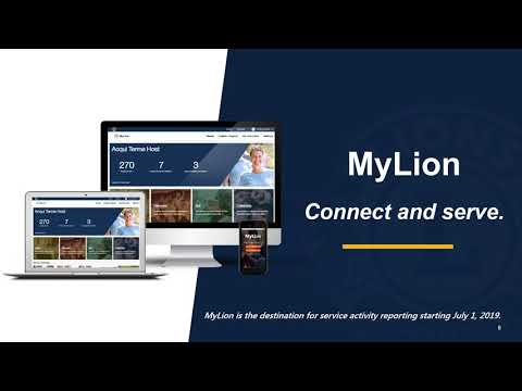 How to use MyLion App  to support your service