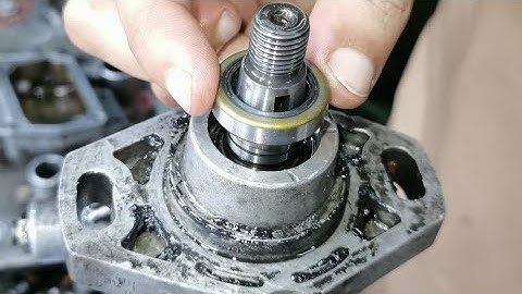 how to diesel pump shafts seals installed