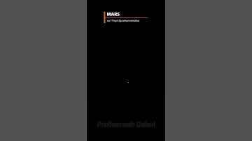 MARS on 11 April after 7.30pm | Telescope + AI |#shorts | #viral | Lapsed video | #loop #astronomy |