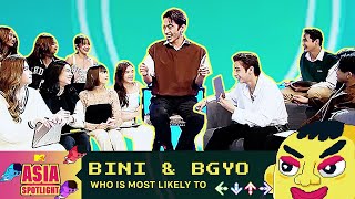 BINI \& BGYO Play 'Who Is The Most Likely To?' | Asia Spotlight