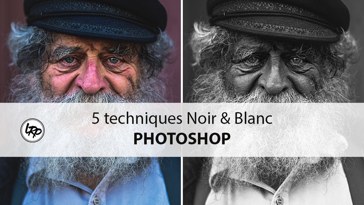 5 TECHNIQUES pour créer un NOIR et BLANC dans avec