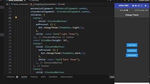 How to Change Theme on  Button using Getx | Flutter | Dart