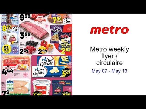 Metro weekly flyer / circulaire May 07 - May 13