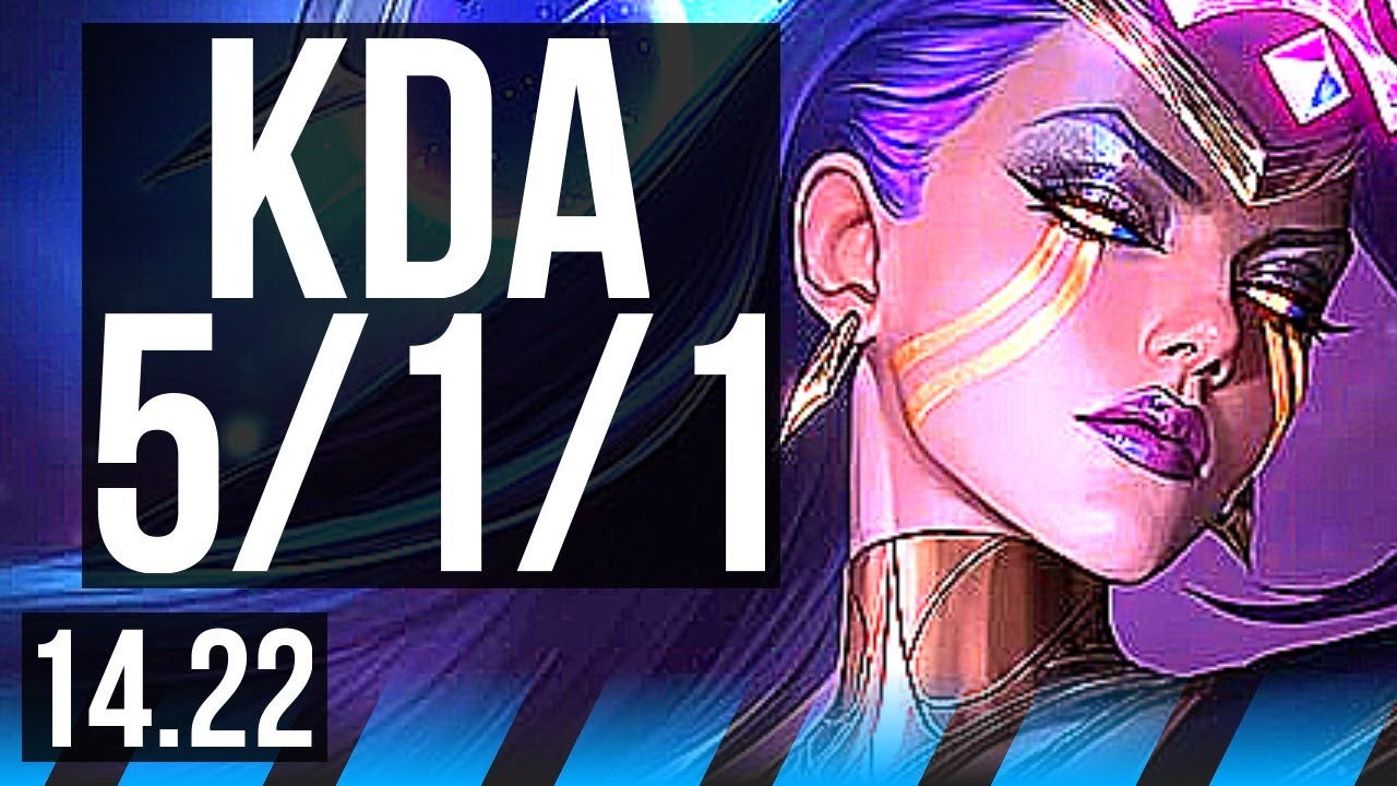 DIANA vs CASSIOPEIA (MID) | 5/1/1 | KR Grandmaster | 14.22 - YouTube