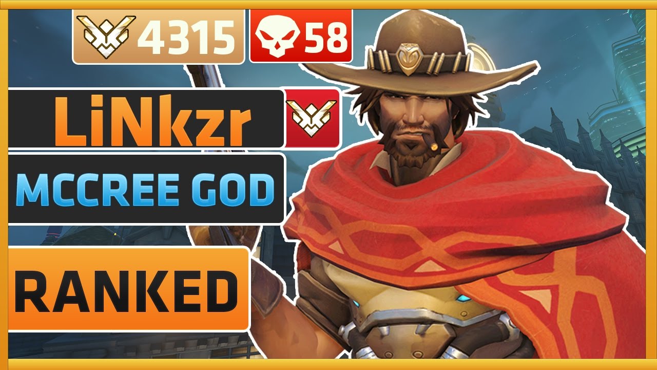 Rank 1/Top 500 God Tier Mccree Player LiNkzr | Overwatch