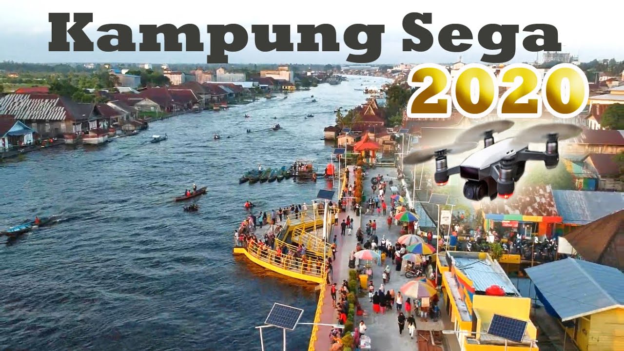 DRONE DJI SPARK KAMPUNG SEGA PANGKALAN BUN UPDATE RABU 29/07/2020