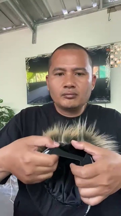 Topi rambut palsu pria, topi viral, motif Paisley.