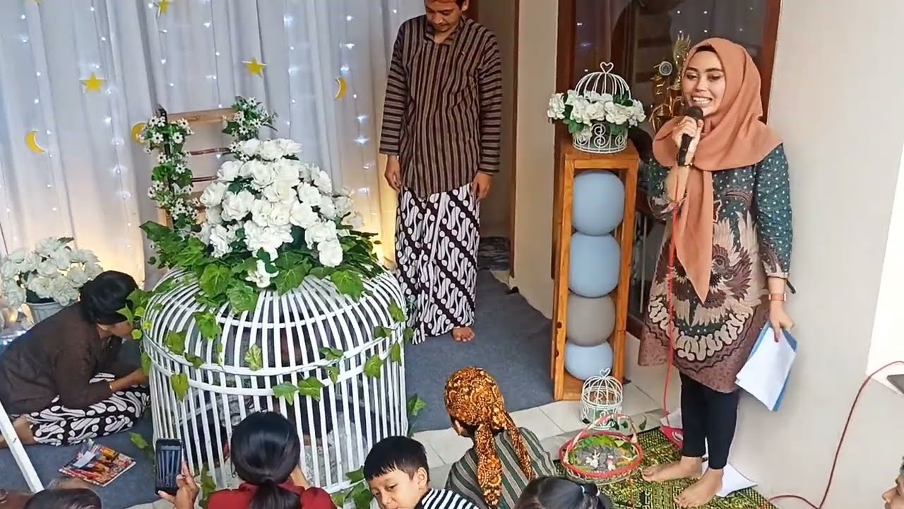 7 BULANAN Dareen  : TEDAK SITEN DAREEN ADAT JAWA. MC RENA KHARISMA