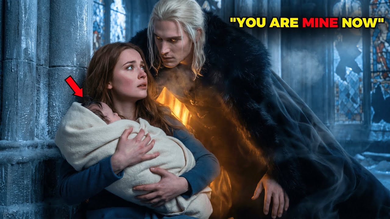 Breastfeeding in the FREEZING COLD - VAMPIRE KING wraps them in his CLOAK OF PROTECTION