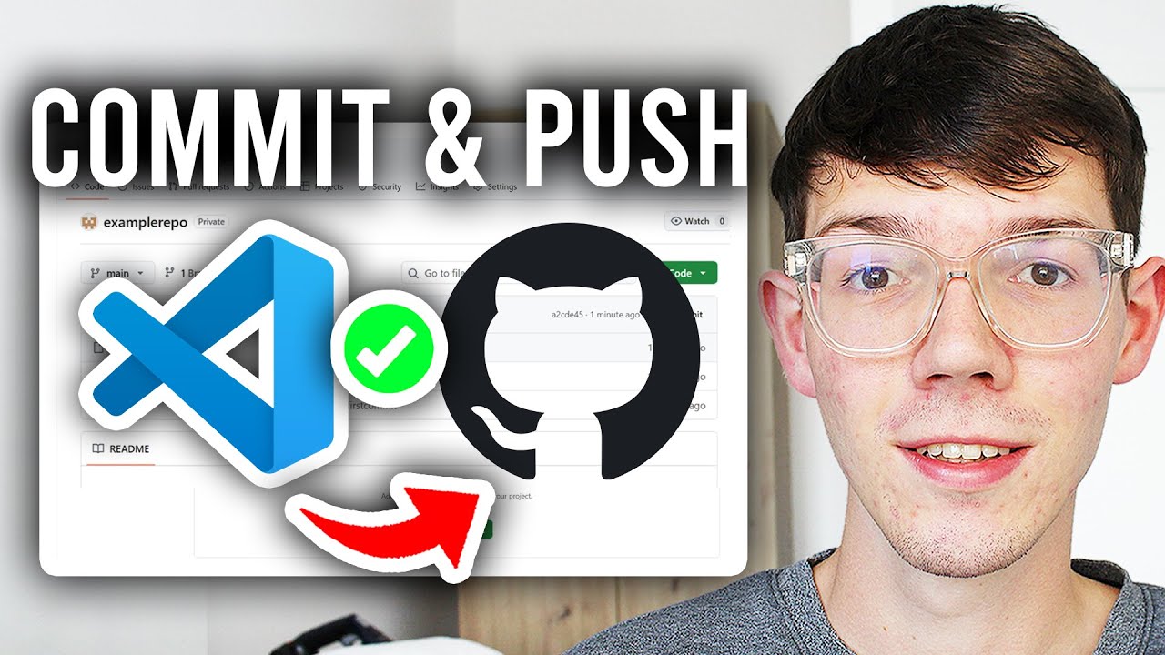 How To Commit and Push Code To GitHub From VS Code - Step By Step