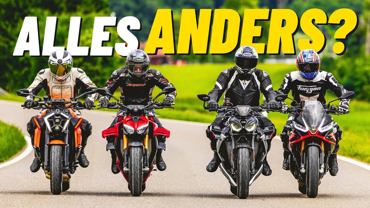 Hyper-Naked-Bike-Vergleichstest 2025 - Aprilia vs. BMW vs. Ducati vs. KTM