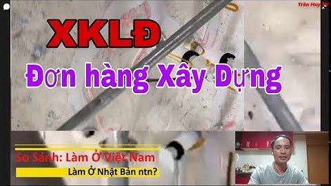 Đơn Hàng Xây Dựng tại Nhật Bản/ Xuất Khẩu Lao Động Nhật Bản/ Trần Huy TV.