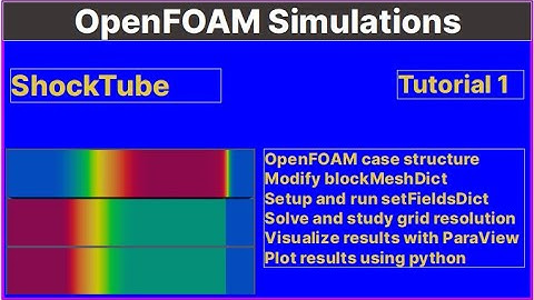 OpenFOAM Simulation 1 - ShockTube Part 3