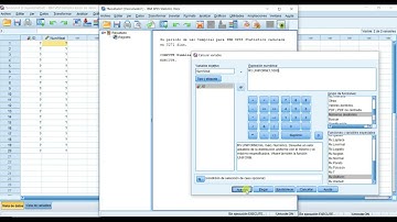 Números aleatorios con SPSS para seleccionar una muestra aleatoria