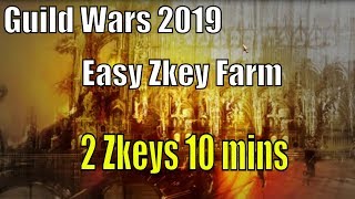 Fast Zkey Farm Guild Wars 2019 2 Zkeys + 1 Ecto under 10 mins