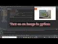 how to put text on an image in python | write text on an image in python