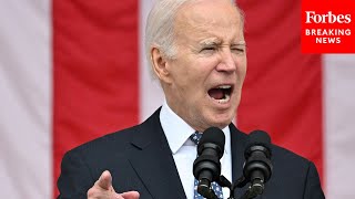 Biden, Austin Deliver Remarks At Arlington National Cemetery For Memorial Day