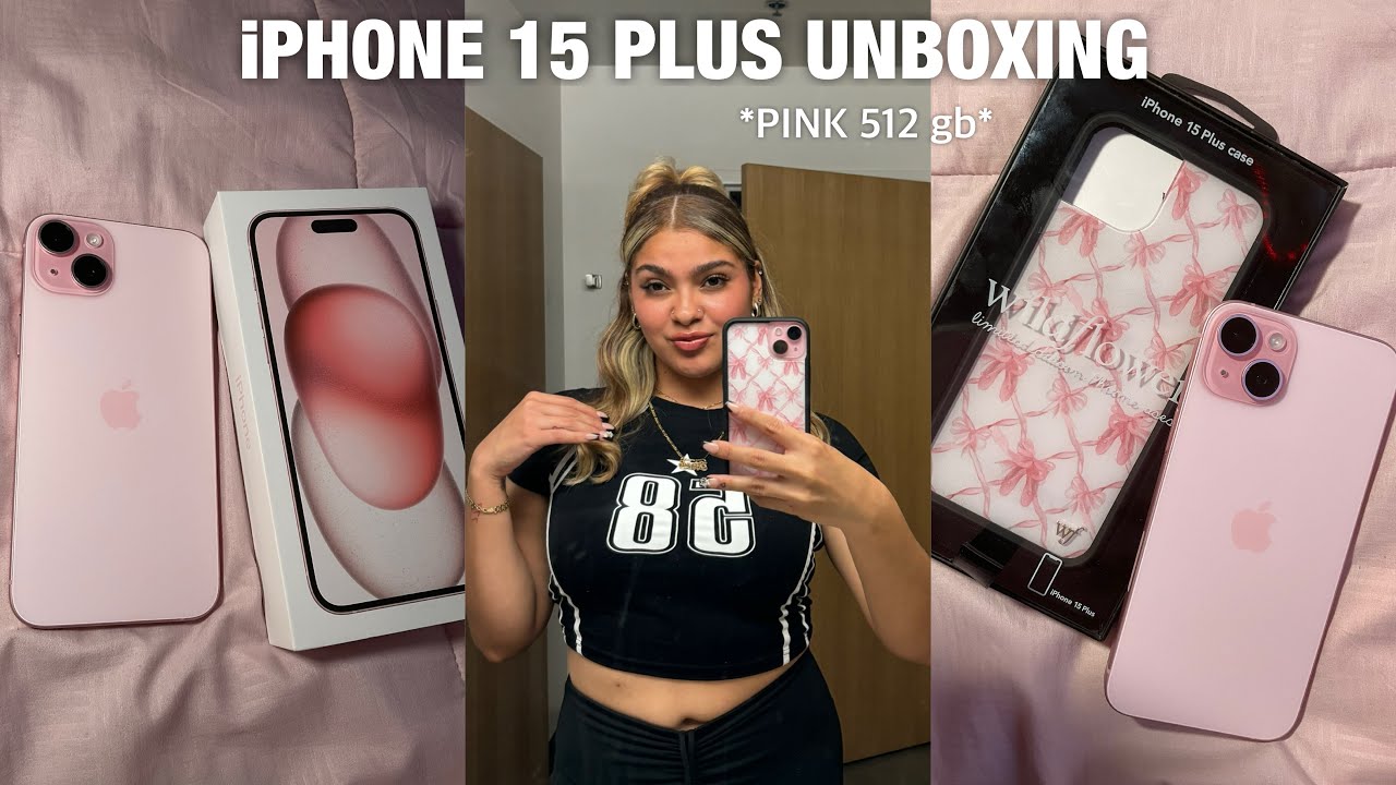 Unboxing iPhone 15 💕 #unboxing #iphone15 #pink #loveit #reklam