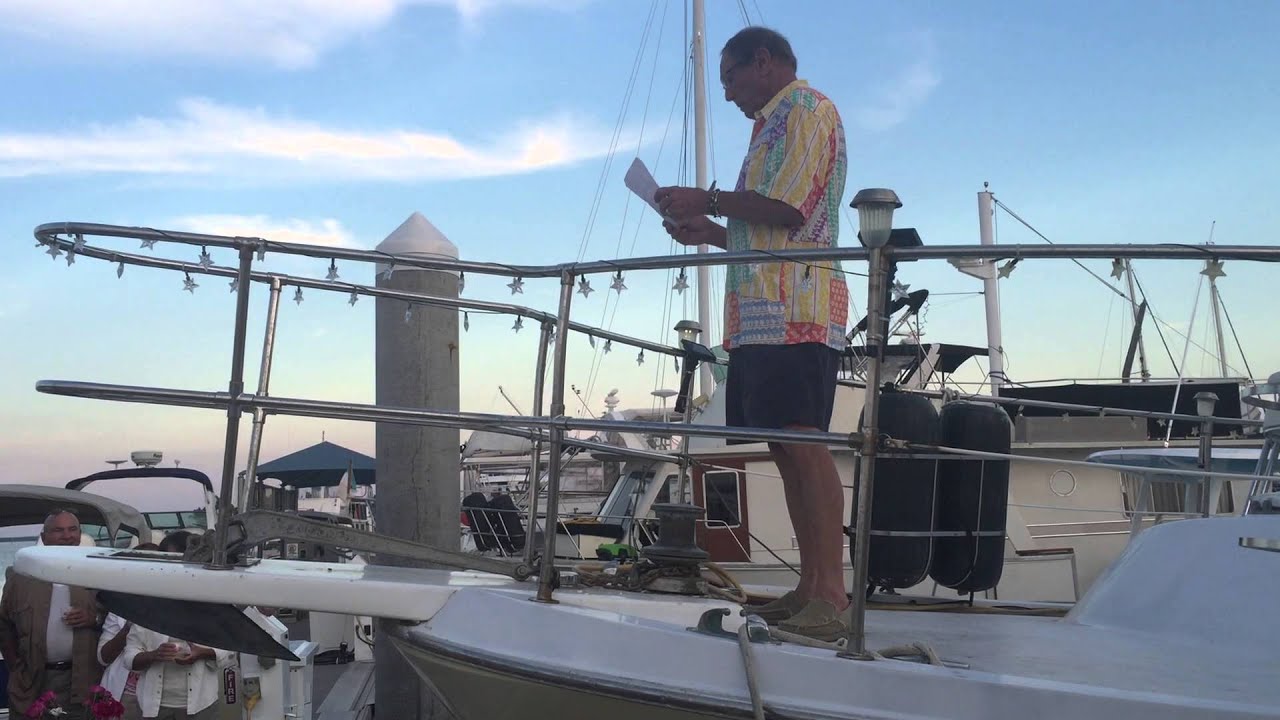 Albright at Sea boat christening
