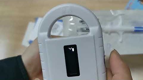 Universal Portable Handheld Animal Chip RFID Reader Pet Microchip Scanner