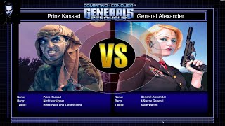 Lets play C&amp;C Zero Hour - Prinz Kassad vs General Alexander - Hard - HD [1440p60] - german