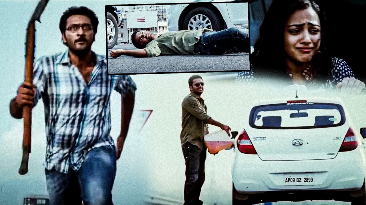 Ishq Movie Ajay Mass Action Chasing Scene || Nithin || Nithya Menen || Telugu Movies || Matinee Show