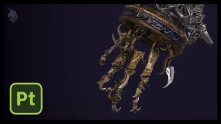 Texturing a Fantastical Unicorn Mech Finale (Episode 6) || Substance Painter Timelapse